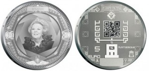 Dutch QR Code Coin